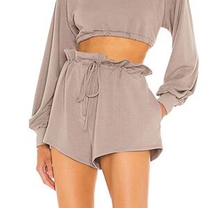 h:ours Georgi Paper Bag Shorts